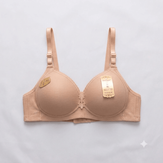 Lanmengshu Elegant Line Padded Bra — Wired