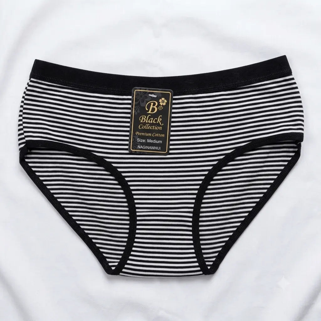 Yingyuya Striped Cotton Panties