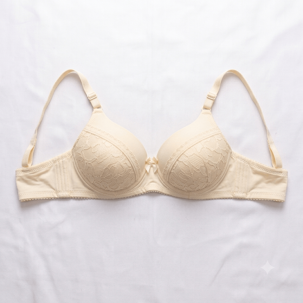 DAIYIQI Floral Lace Push-Up Bra — Wired