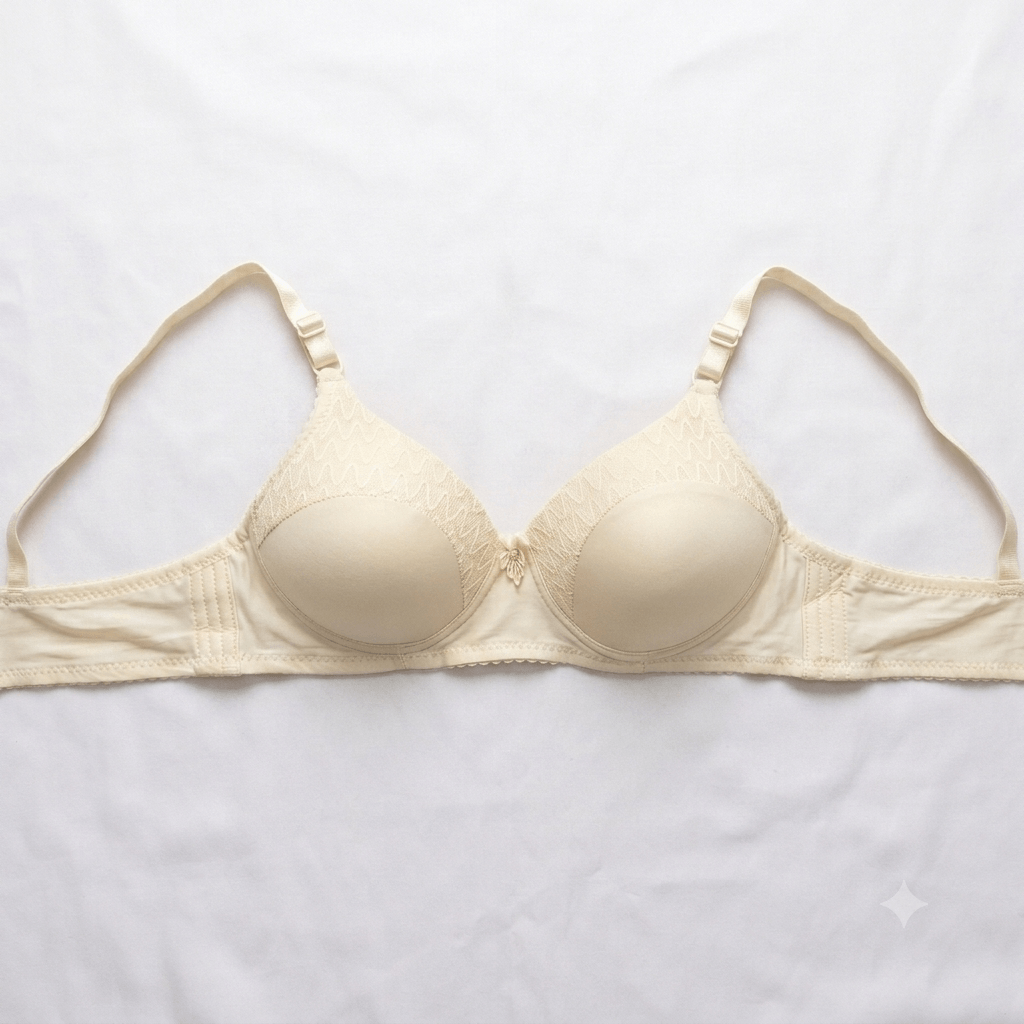 Daiyiqi Seamless Wave-Pattern Push-Up Bra — Non-Wired