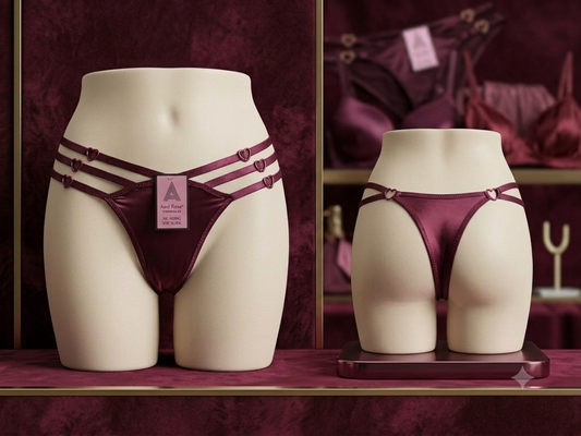 Aosi Rose Heart Strap Thong — Exclusive