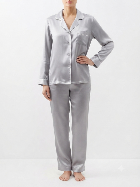 Nudra Satin Night Suit Bundle Pack of 3 detail view - Nudra Pakistan