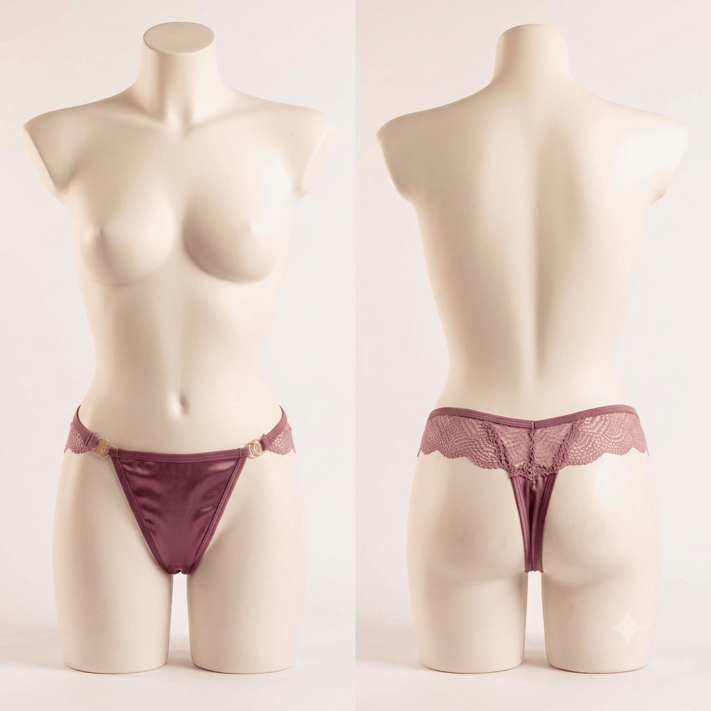 Aosi Rose Lace Thong color options - Nudra Pakistan