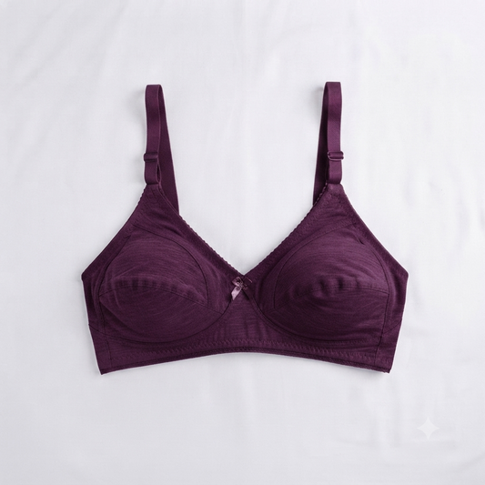 Nudra Cotton Comfort Bra Bundle — Pack of 3 (Mixed Pastels)