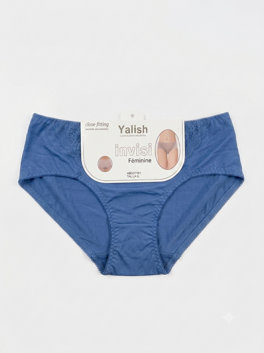 Lace Bikini Brief — Seamless & Breathable