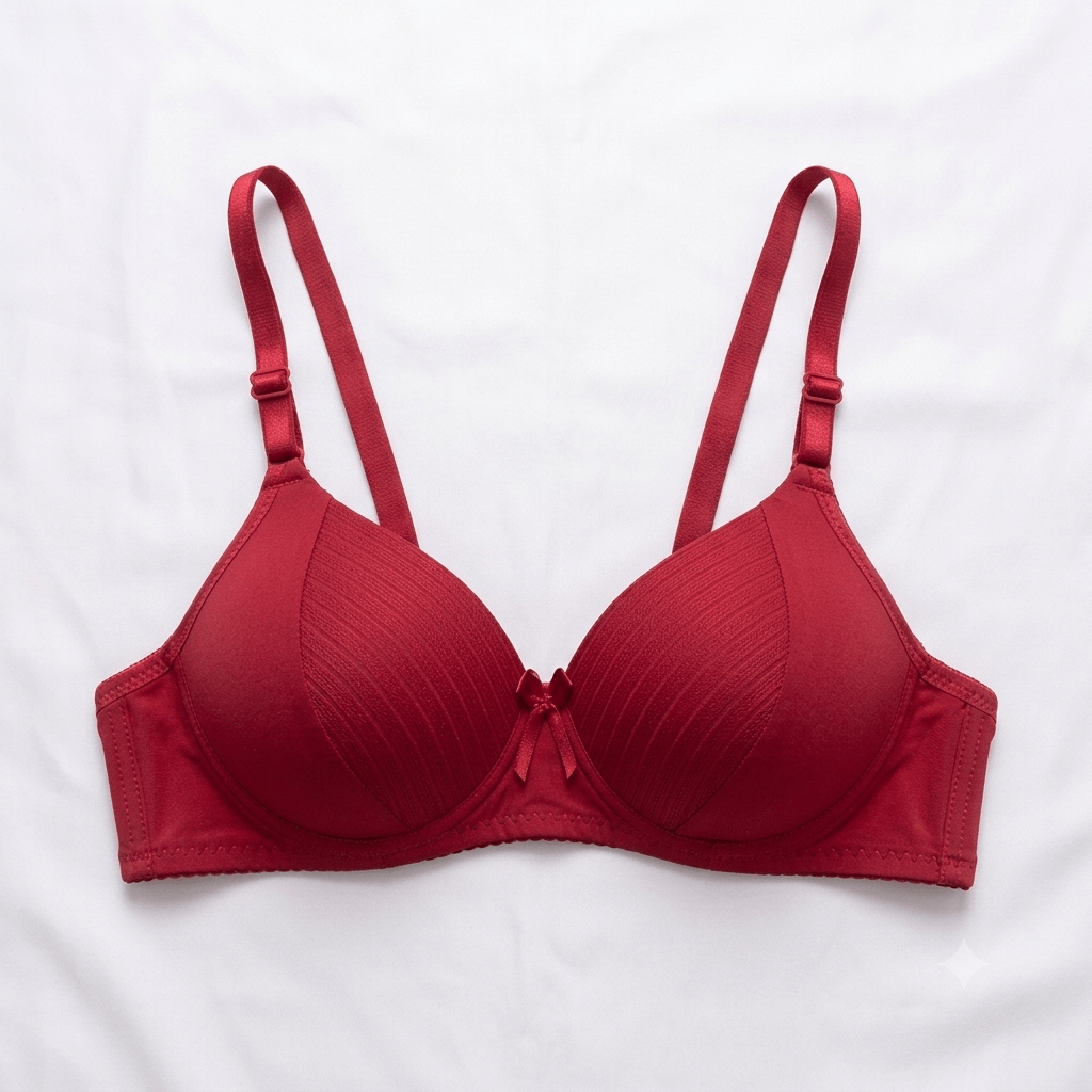 Nudra Padded Wireless Comfort Bra — Seamless T-Shirt Bra