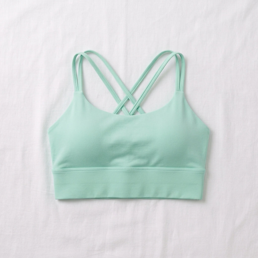 Light Sport Padded Push-Up Bra — Racerback Style