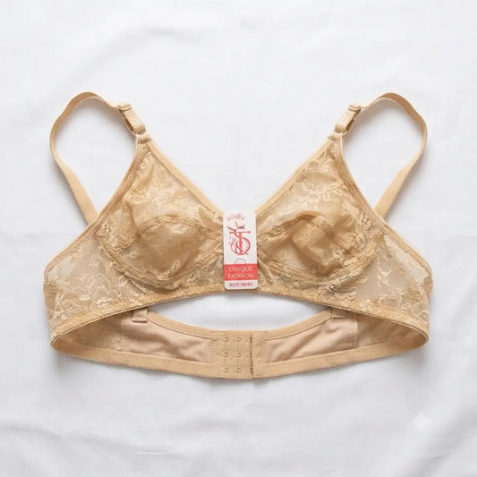 Floral Lace Wireless Bralette — Unique Fashion
