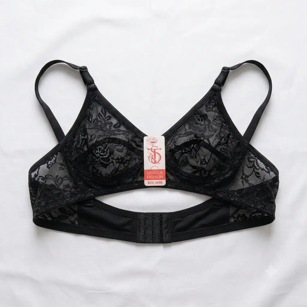 Floral Lace Wireless Bralette — Unique Fashion