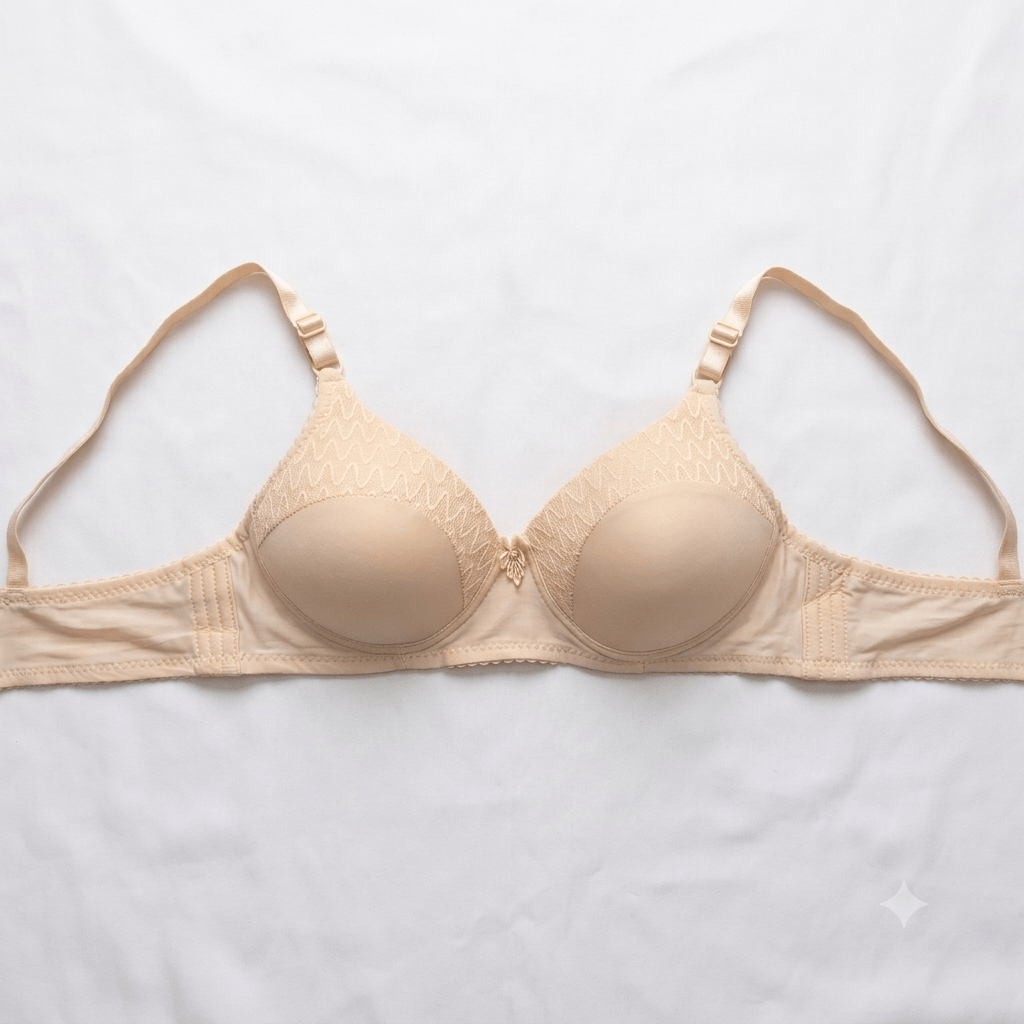 Daiyiqi Seamless Wave-Pattern Push-Up Bra — Non-Wired