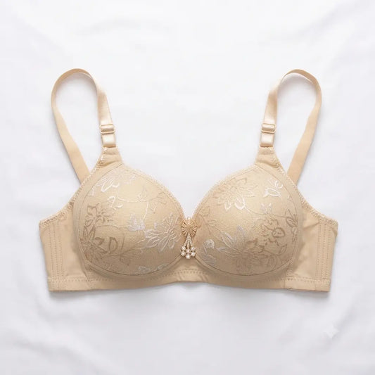 Zumena Exclusive Floral Lace Padded Bra — Underwire