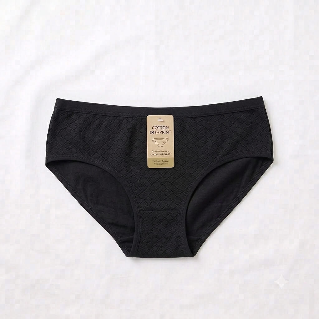 China Dot Design Curve & Comfort Cotton Briefs