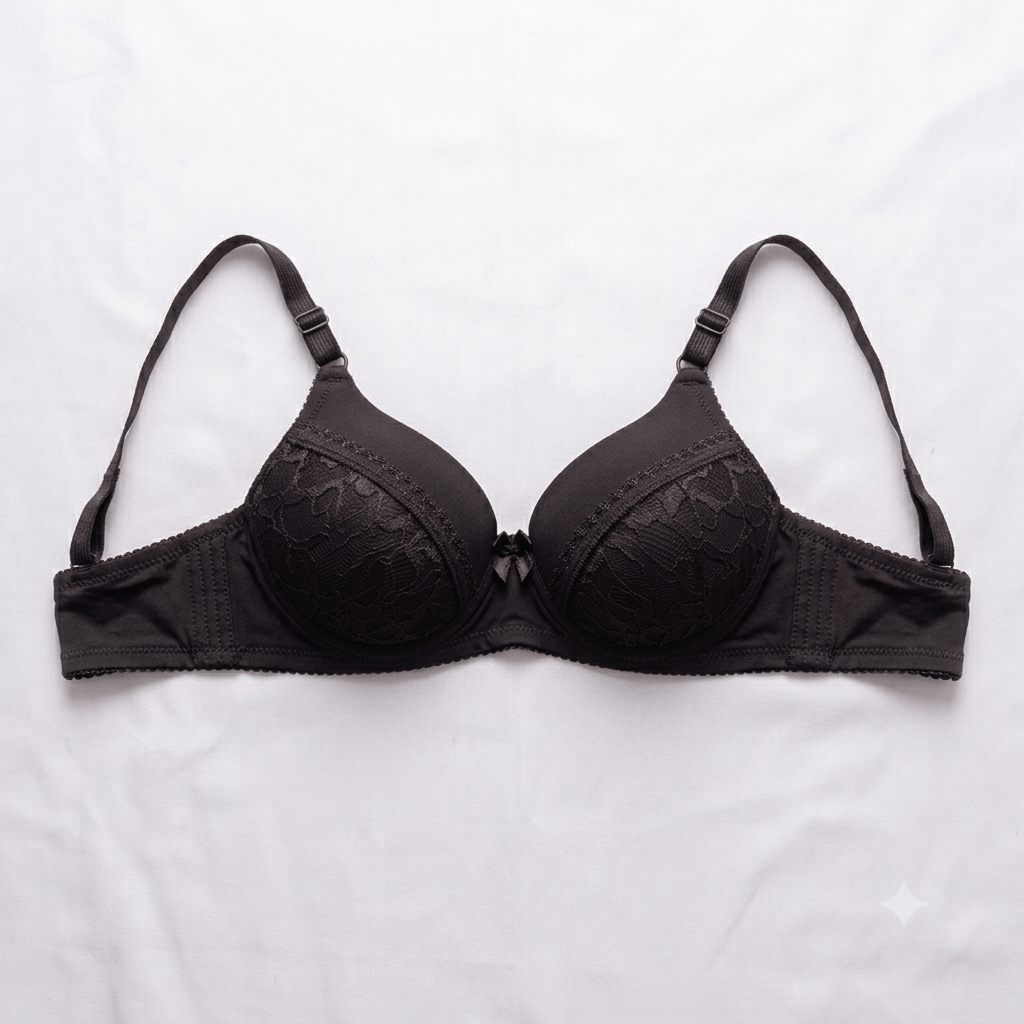 DAIYIQI Floral Lace Push-Up Bra — Wired