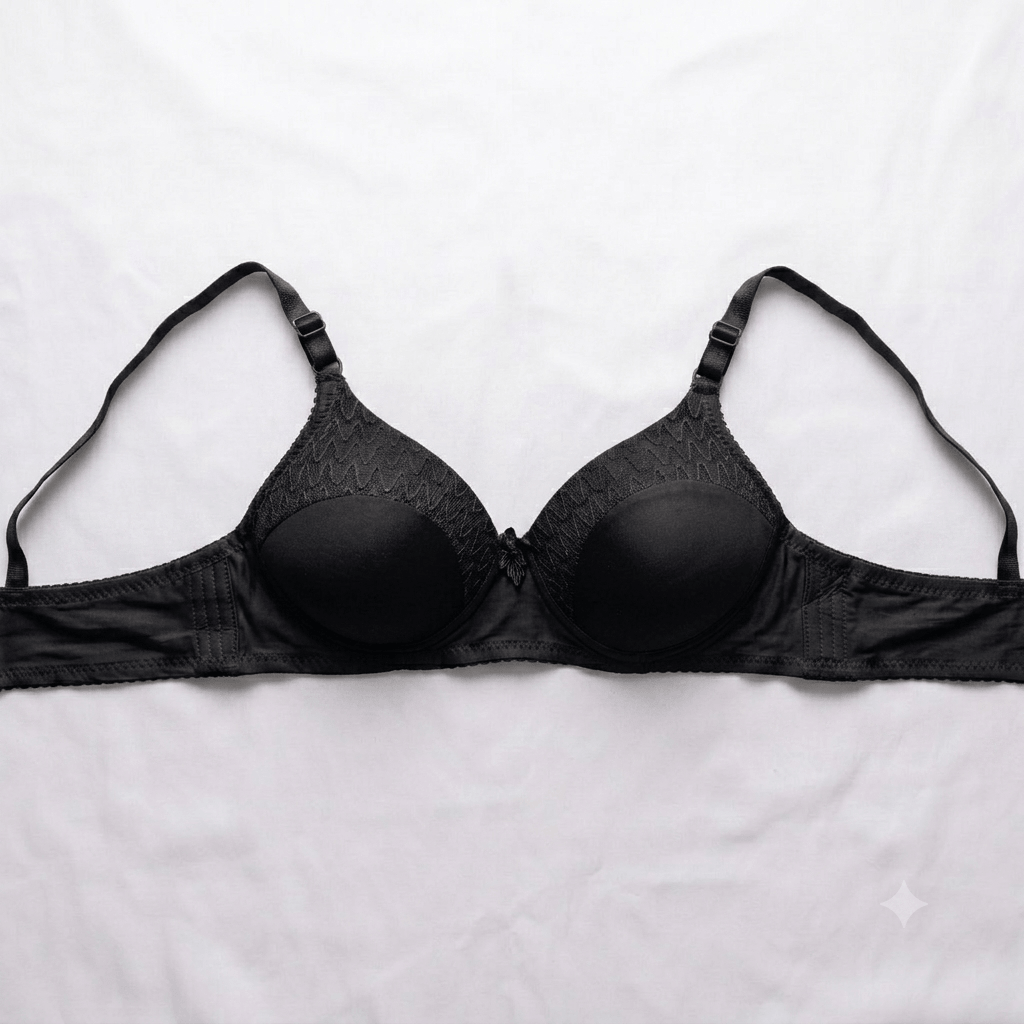 Daiyiqi Seamless Wave-Pattern Push-Up Bra — Non-Wired