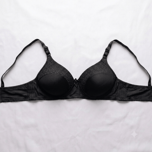 Daiyiqi Seamless Wave-Pattern Push-Up Bra — Non-Wired