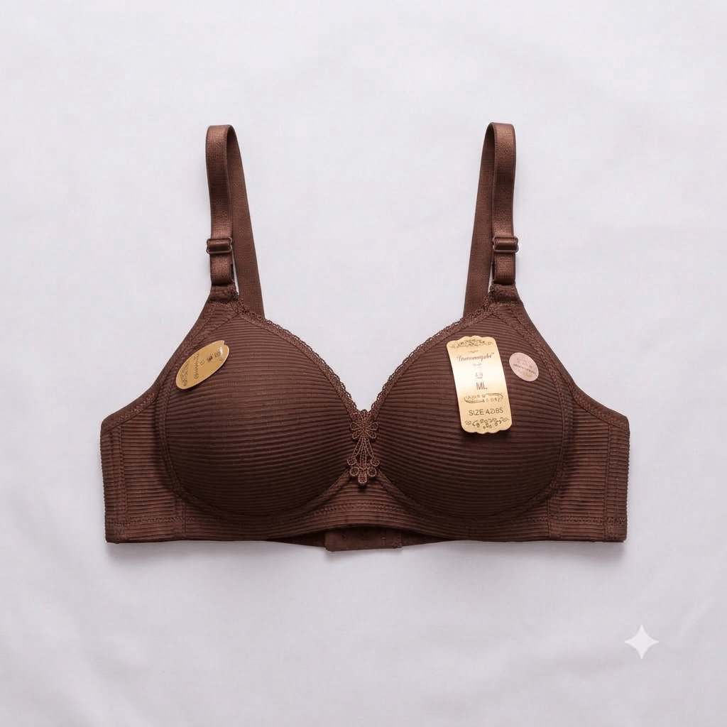 Lanmengshu Elegant Line Padded Bra — Wired