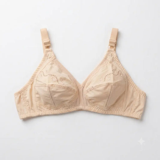 Five Star Comfort Cotton Bra non-wired everyday bra - Nudra Pakistan