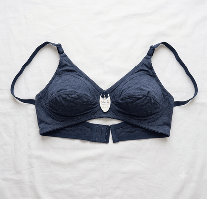 Navy Blue Galaxy Original Comfort Bra non-wired full coverage - Nudra Pakistan