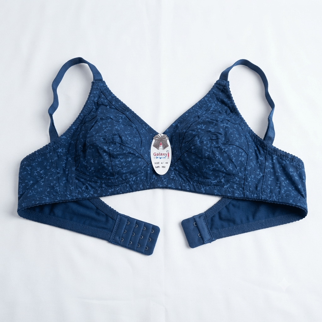 Galaxy Original Floral Print Non-Wired Everyday Bra styled photo - Nudra Pakistan