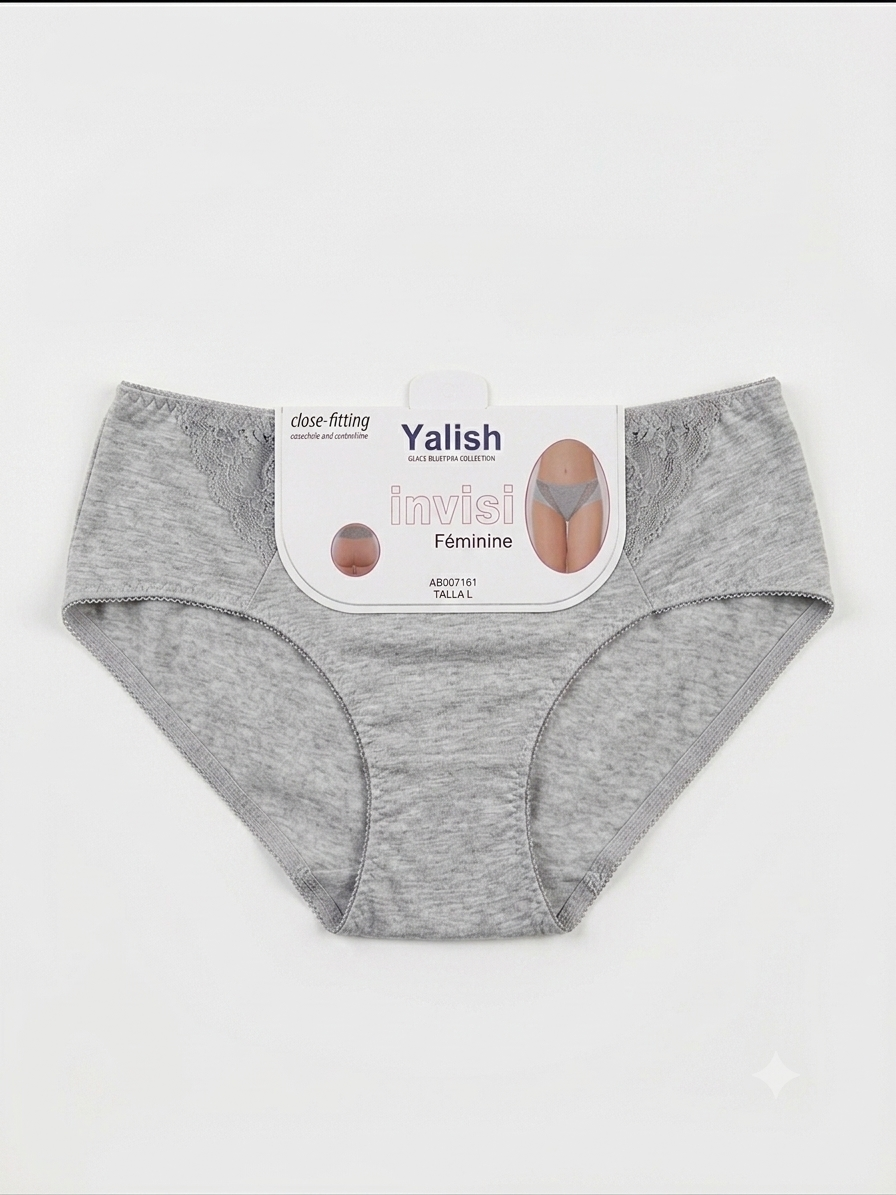 Lace Bikini Brief — Seamless & Breathable