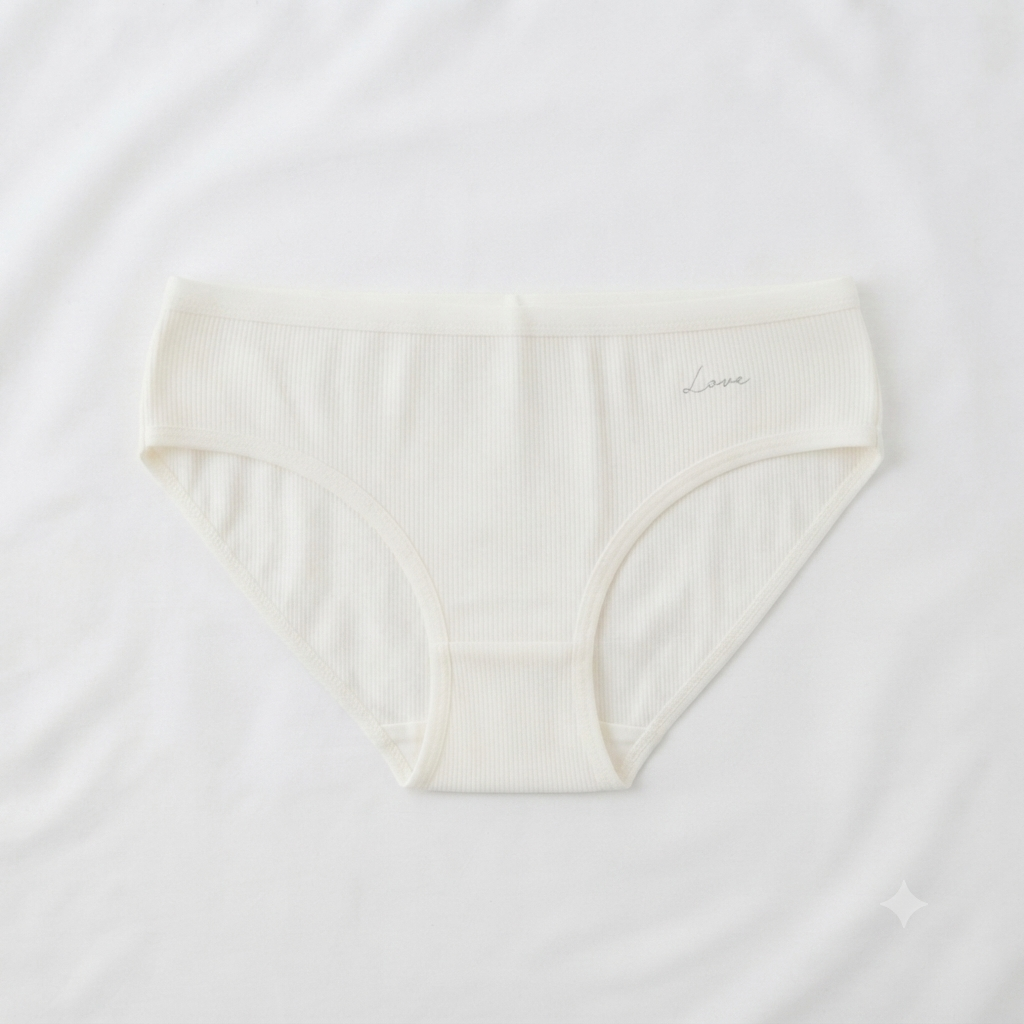 Nudra Ribbed Cotton Brief Bundle light colors detail view - Nudra Pakistan