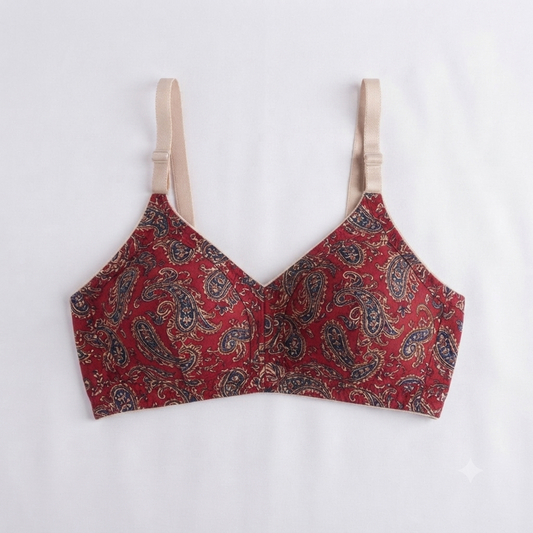 Nudra Lawn Print Bra Bundle — Pack of 3 (Light Prints)