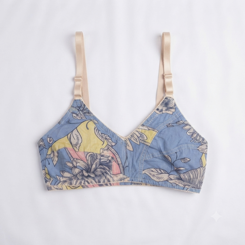 Nudra Lawn Print Bra Bundle bold prints color options - Nudra Pakistan