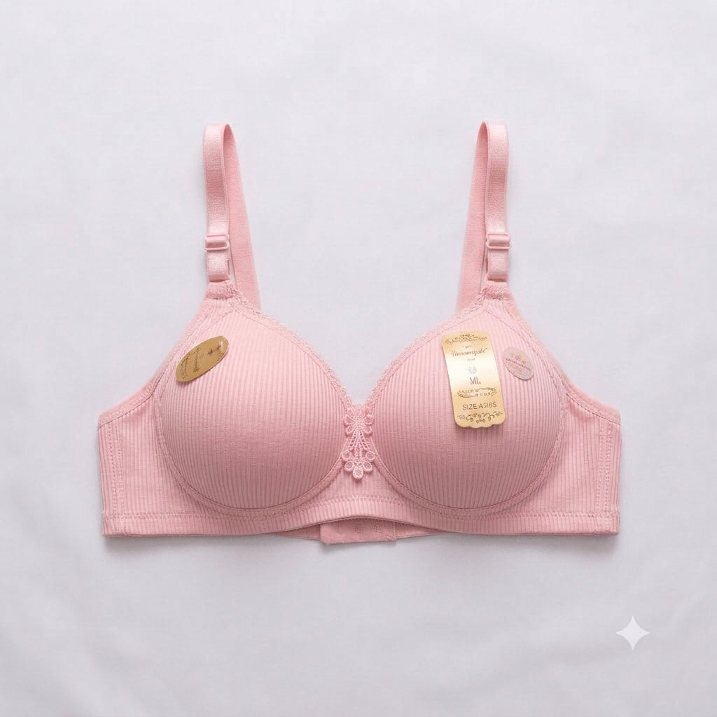 Lanmengshu Elegant Line Padded Bra D Cup — Wired