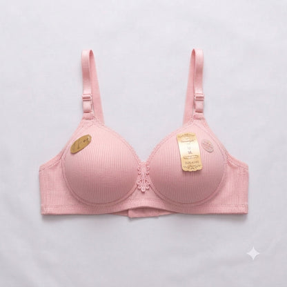 Lanmengshu Elegant Line Padded Bra D Cup — Wired