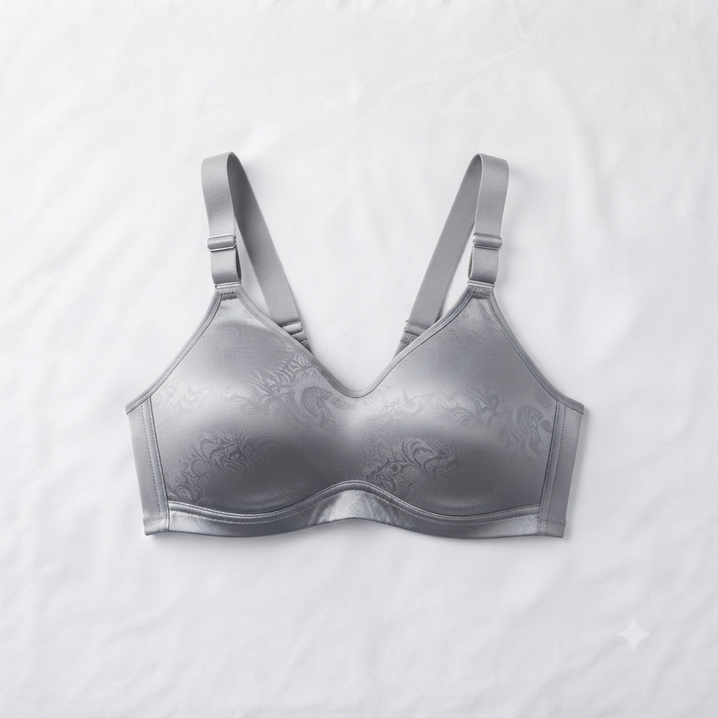 Nudra Satin Jacquard Soft Bra Bundle color options - Nudra Pakistan