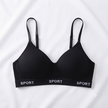 Sport Padded Push-Up Bra racerback style detail view - Nudra Pakistan