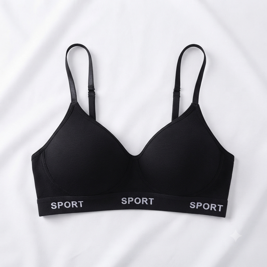 Sport Padded Push-Up Bra — Racerback Style