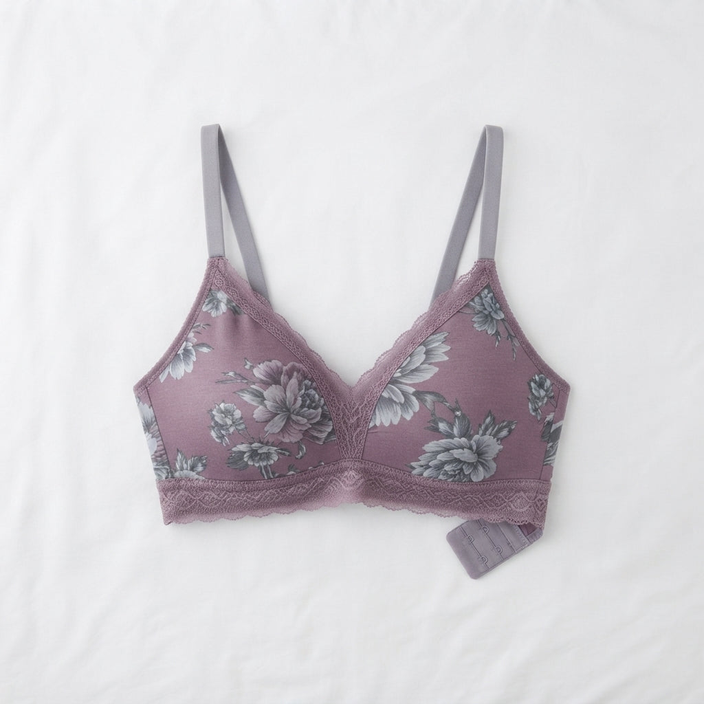 Nudra Floral Print Jarsi Bra Bundle colors available - Nudra Pakistan