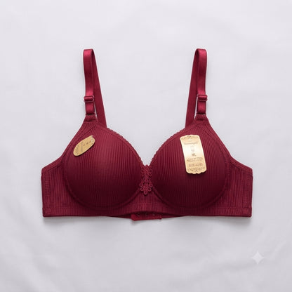 Lanmengshu Elegant Line Padded Bra D Cup — Wired