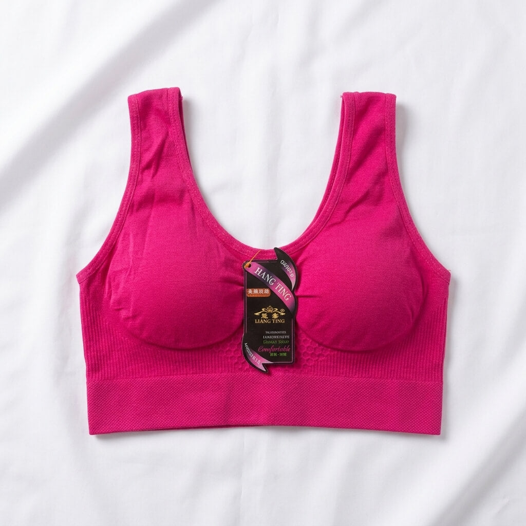 Liang Ting Seamless Comfortable Sports Blouse — Free Size