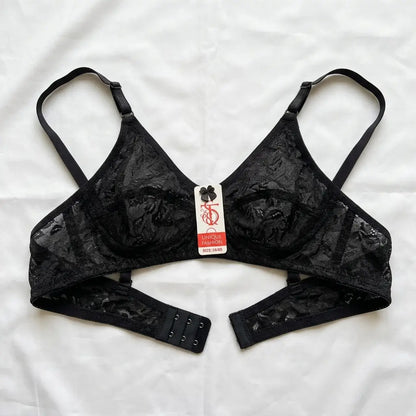 Nudra Full Lace Plunge Non Padded Bra Bundle — Pack of 2 (Beige or Black)