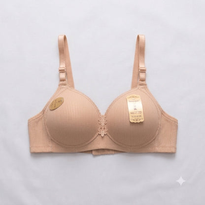 Lanmengshu Elegant Line Padded Bra D Cup — Wired