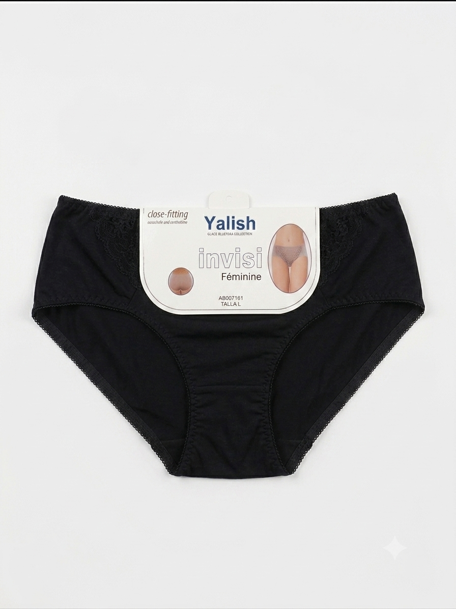 Lace Bikini Brief — Seamless & Breathable
