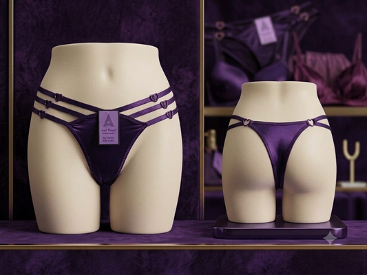 Aosi Rose Heart Strap Thong — Exclusive