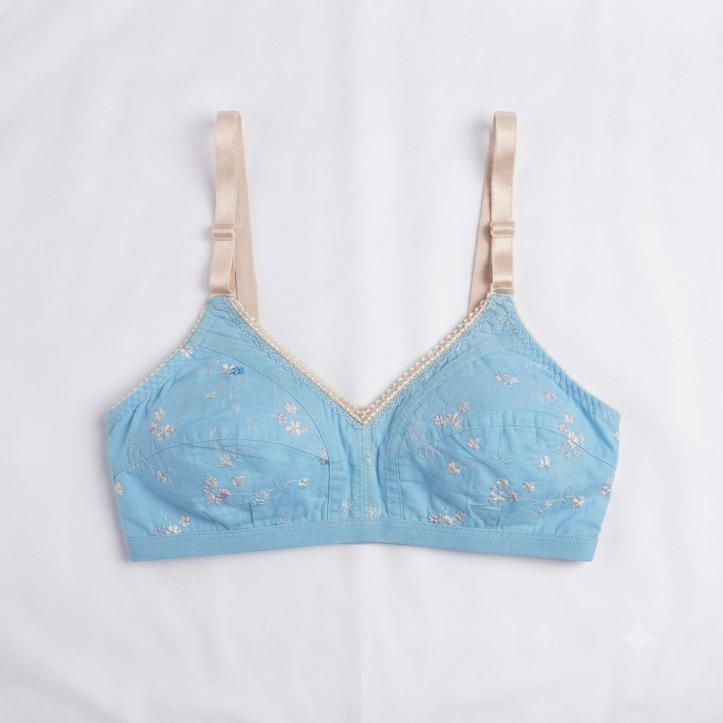 Nudra Lawn Print Bra Bundle bold prints styled view - Nudra Pakistan