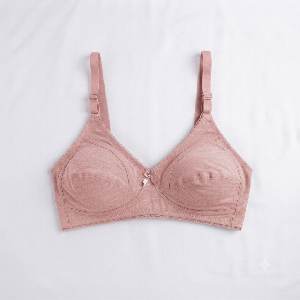 Nudra Cotton Comfort Bra Bundle — Pack of 3 (Mixed Pastels)