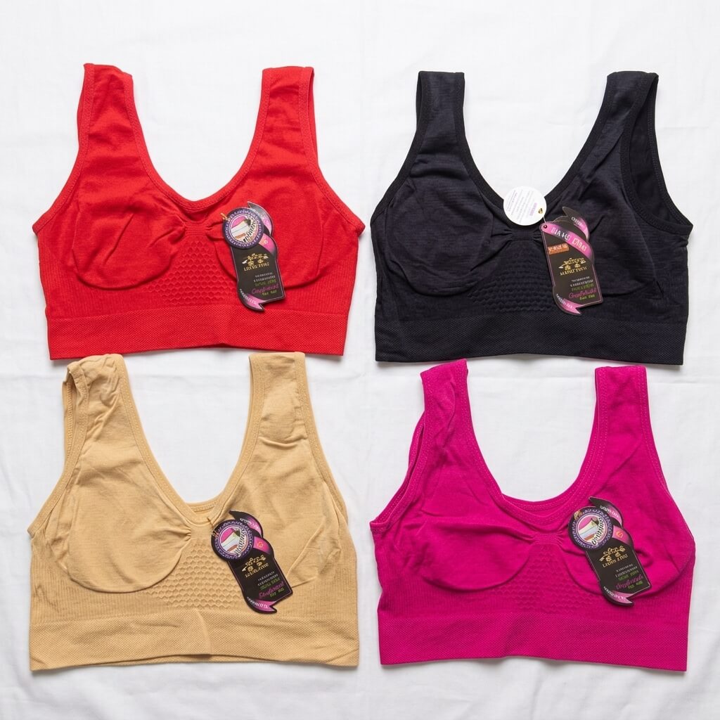 Liang Ting Seamless Comfortable Sports Blouse — Free Size