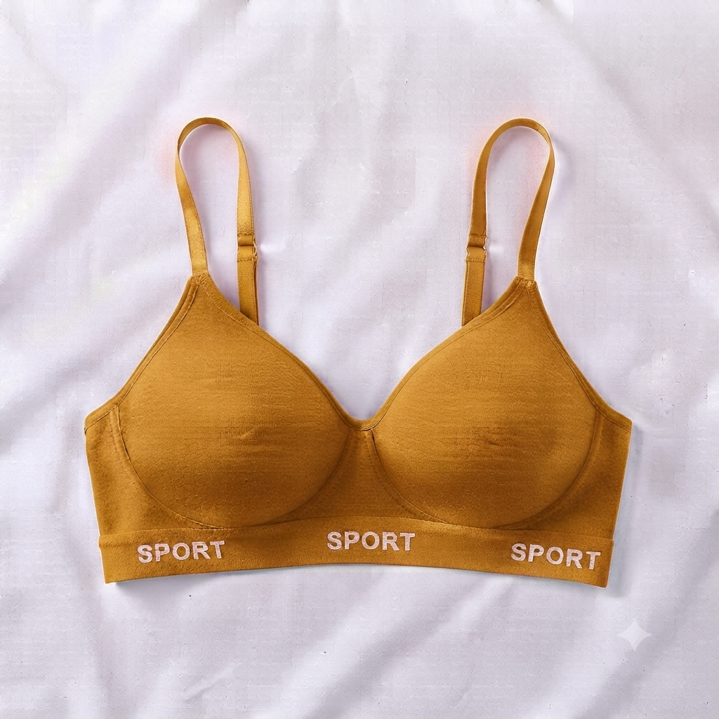 Light Sport Padded Push-Up Bra — Racerback Style