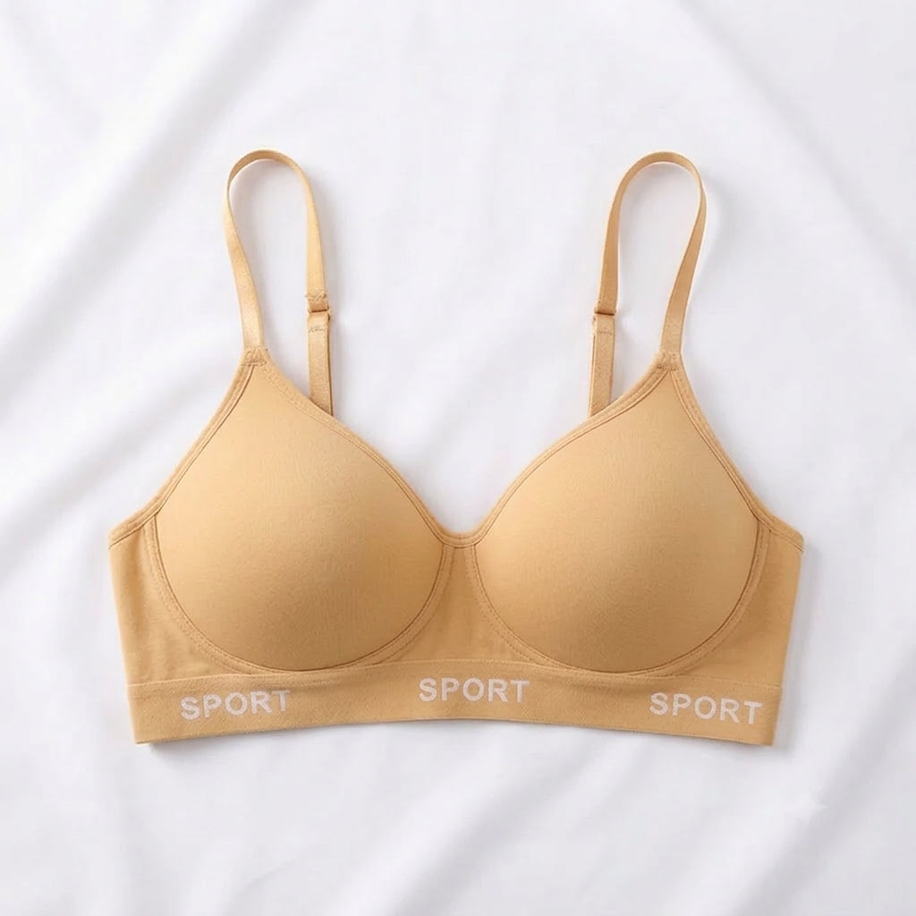 Sport Padded Push-Up Bra — Racerback Style