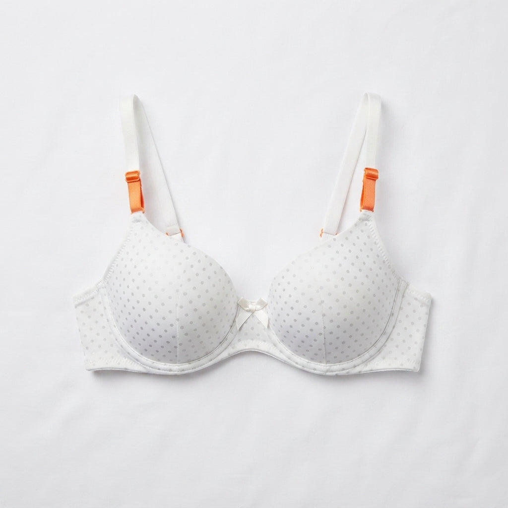 Nudra Polka Dot Padded Bra Bundle packaging - Nudra Pakistan