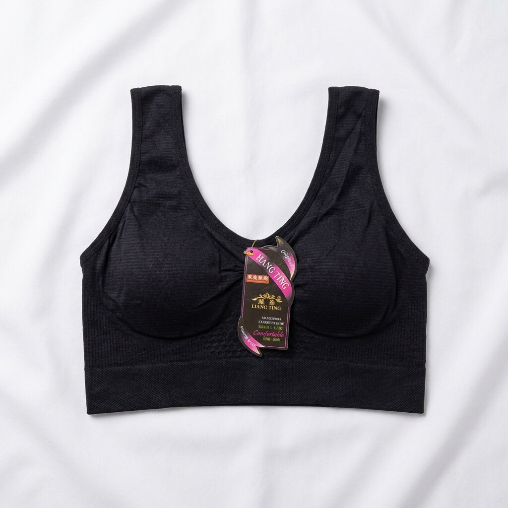 Liang Ting Seamless Comfortable Sports Blouse — Free Size