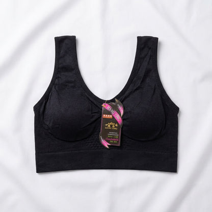 Liang Ting Seamless Comfortable Sports Blouse — Free Size