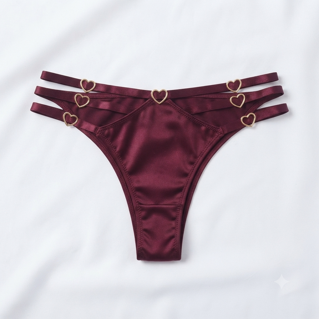 Nudra Gold Heart Ring Thong Bundle dark color options - Nudra Pakistan