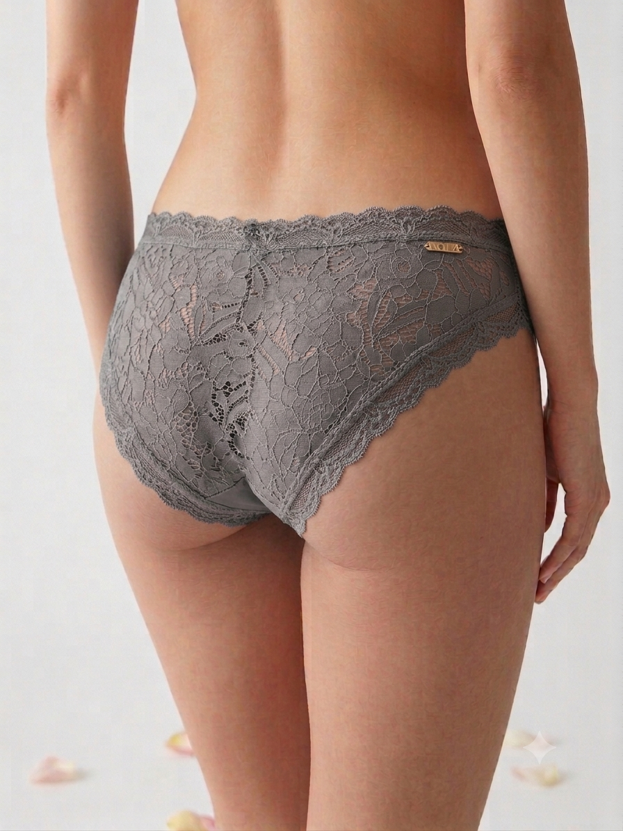Nuala Lace Cheeky Brief — Cotton & Lace