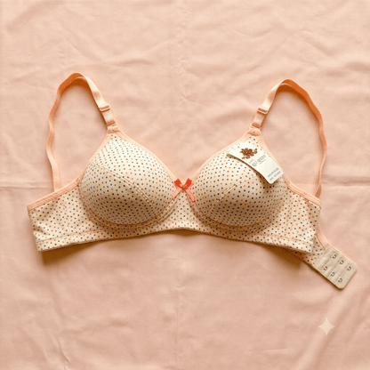 Lily Queen Dotted Soft Cup Bra colors available - Nudra Pakistan